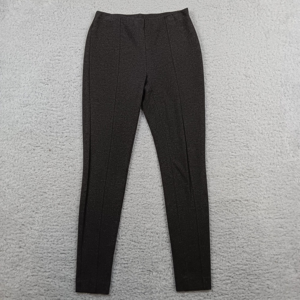 J. Jill Leggings Ponte Woman XS Charcoal Gray Front Seam Stretch 0203319